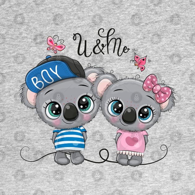 Cute koalas in love by Reginast777